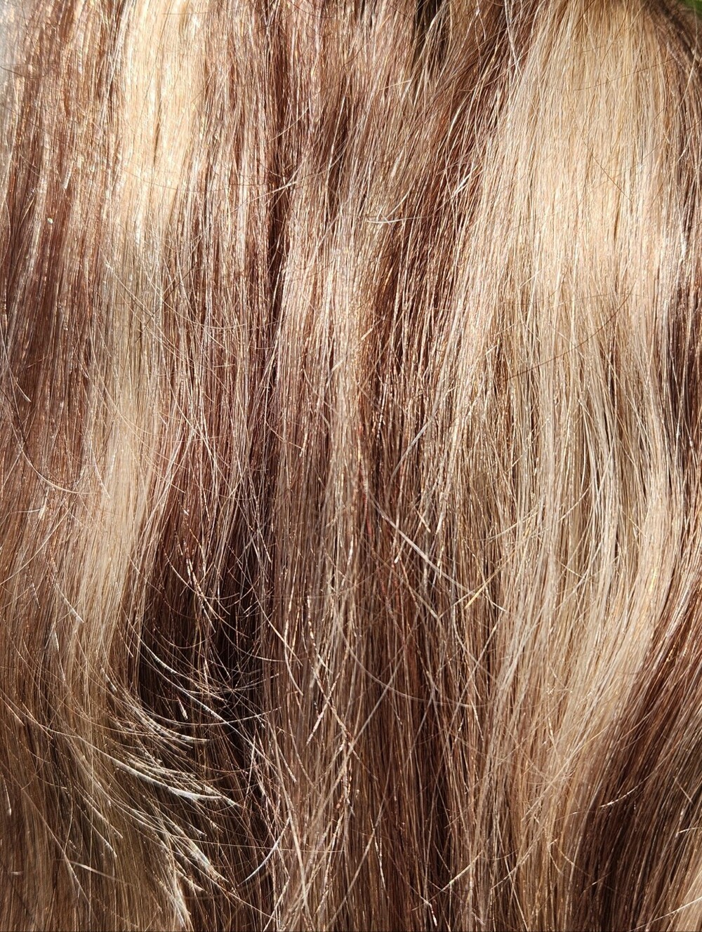 Thinning Hair Fill-ins / Ash Brown Highlights 16 In. - Picture 5 of 6